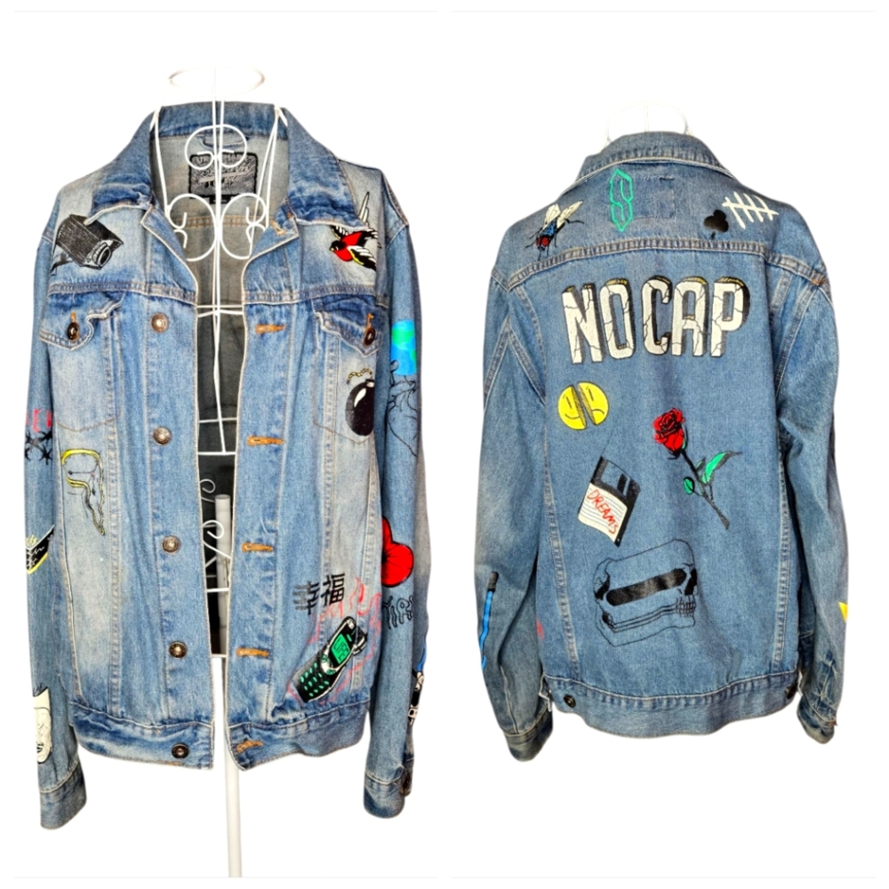 Brooklyn Cloth "No Cap" Denim Jacket Size Medium